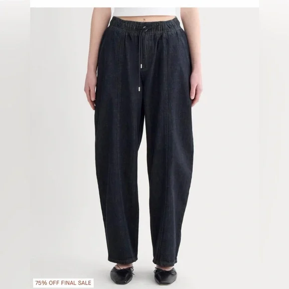 Everlane - Baggy Drawstring Jeans - Picture 1 of 9